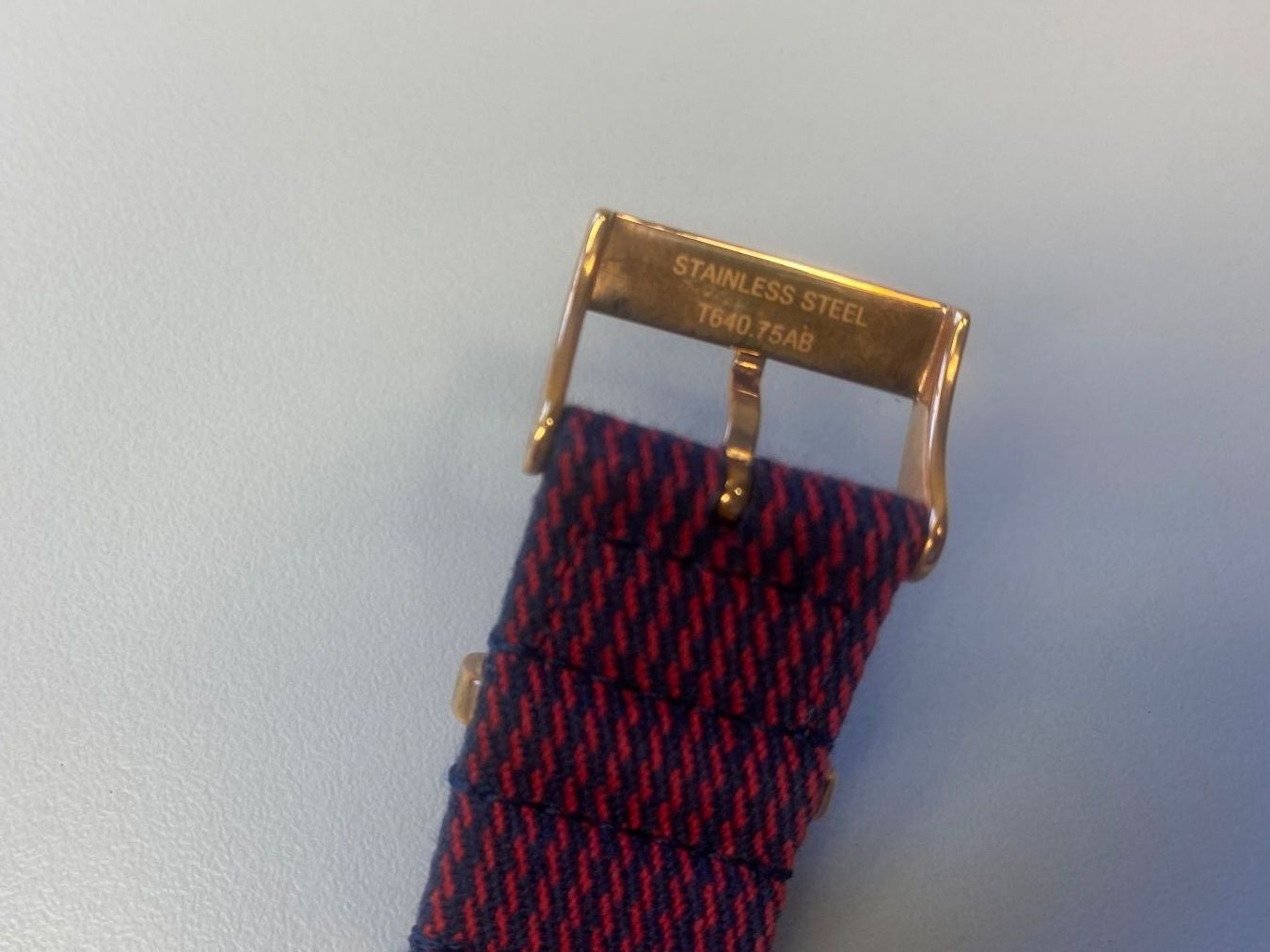 Tissot Orologi: TISSOT Uhrenarmband Textil 19 mm – Nuovo (secondo la descrizione) da St. Gallen venduto da galluswatches 3