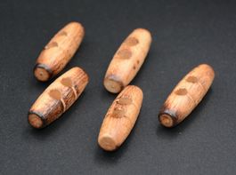 5 Knebelknöpfe - Holz 35 mm