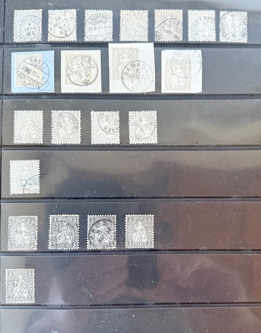 Tutti i francobolli: Sitz.Helv. Sammlung Kat. 5677.50 – Usato da Steinhausen venduto da yukon26
