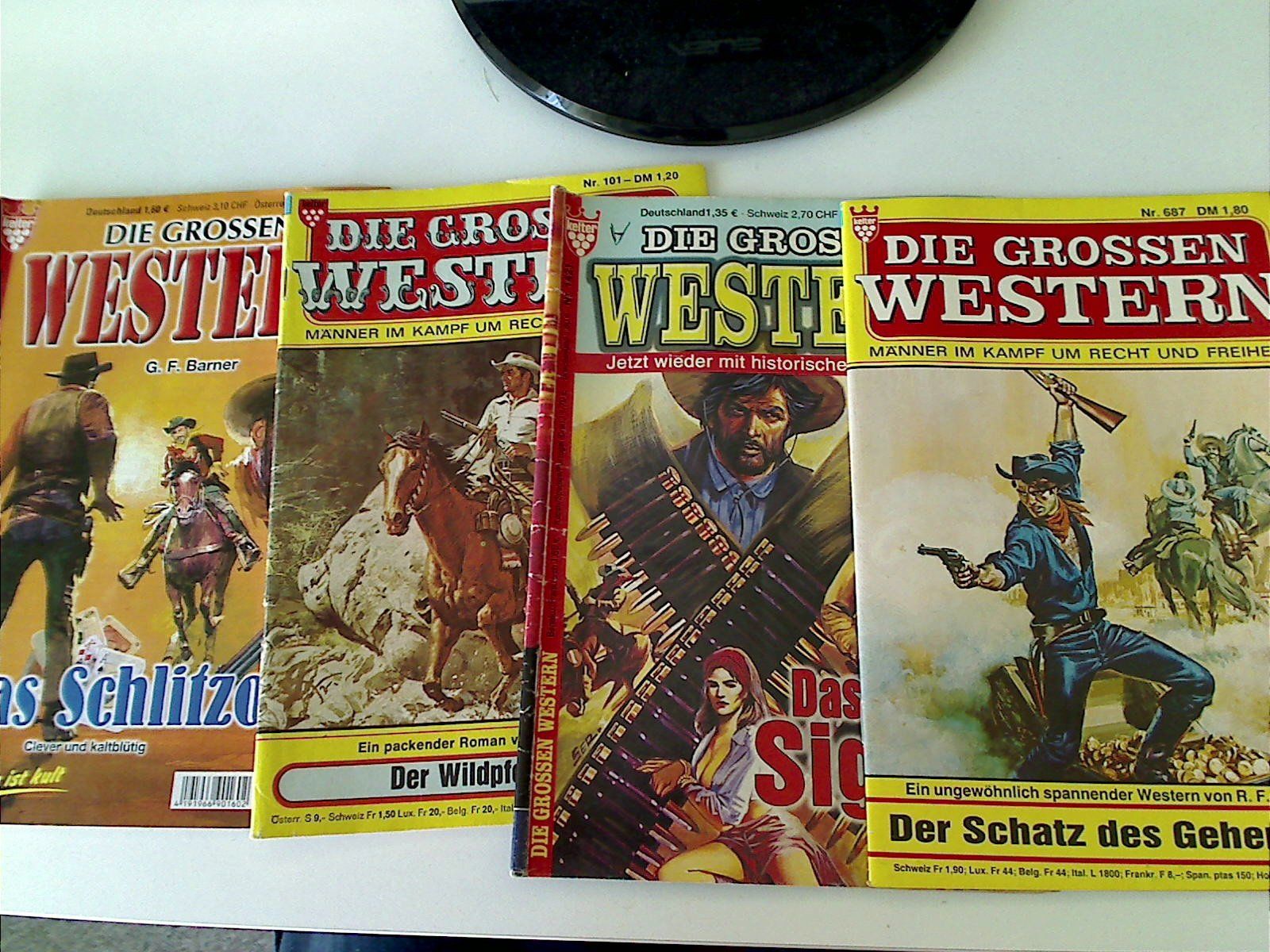 Libri: Western:Div.Einzelhefte 70 Stück – Usato da Siebnen venduto da Western-Roman 9