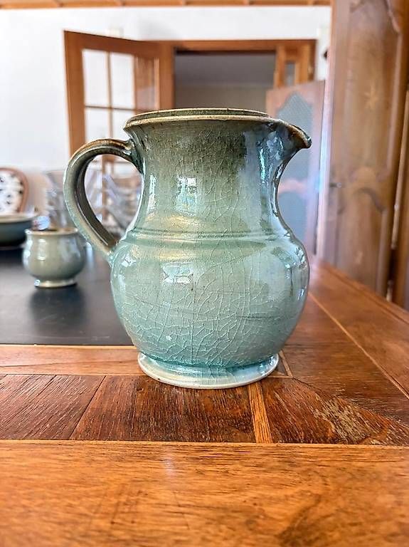 Vasi & Recipienti: Pot et verre à eau en poterie – Usato da Cheseaux-Noréaz venduto da carole_oz