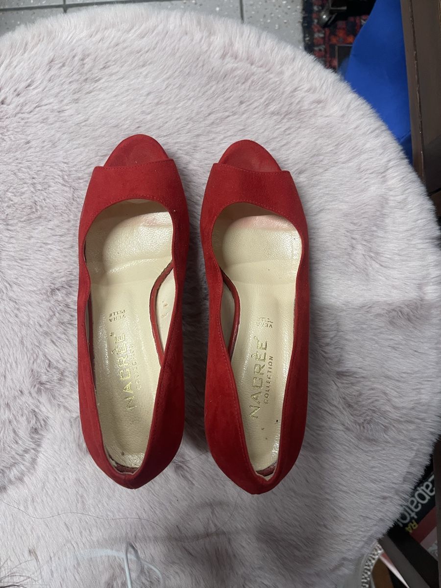 Scarpe da donna: Rote Pumps, Gr. 37, – Usato da Oberwil BL venduto da dyl_htk9 1