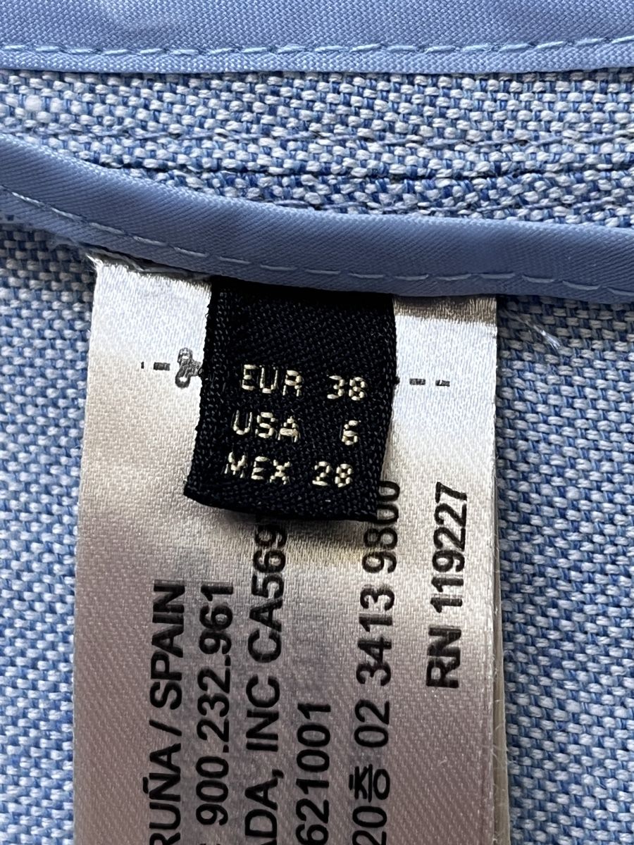 Massimo Dutti Giacche: Massimo Dutti Leinen Blazer, hellblau, Gr. 38, Sommer! – Usato da Zürich venduto da Kleanthy 3