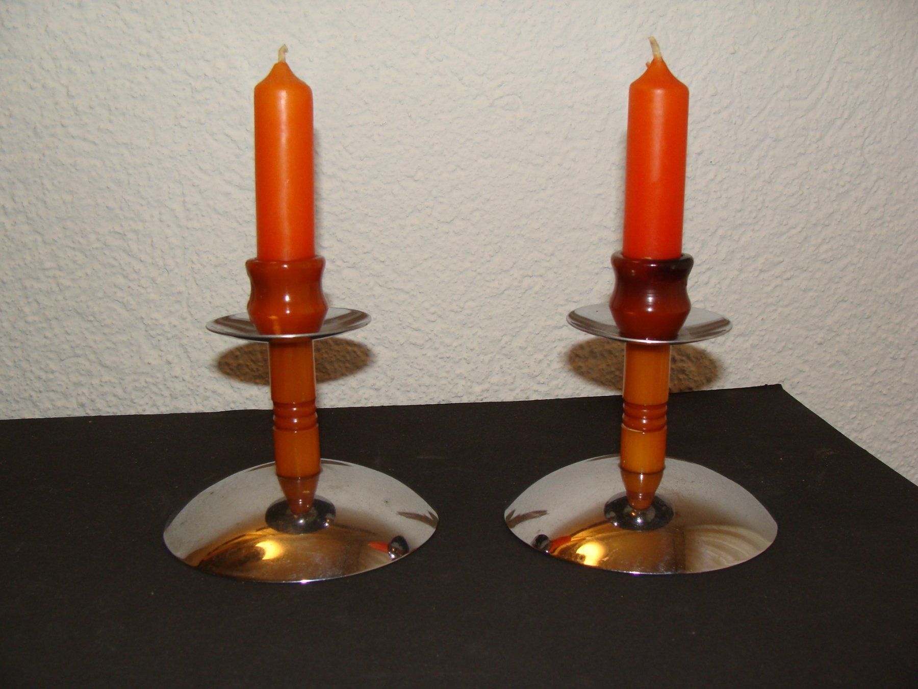 Portacandele: PAAR KERZENSTÄNDER ART DECO 1920/30 – Usato da Bern venduto da zilicchio