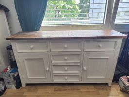 Sideboard mit vielen Schubladen / Kommode Holz Vintage