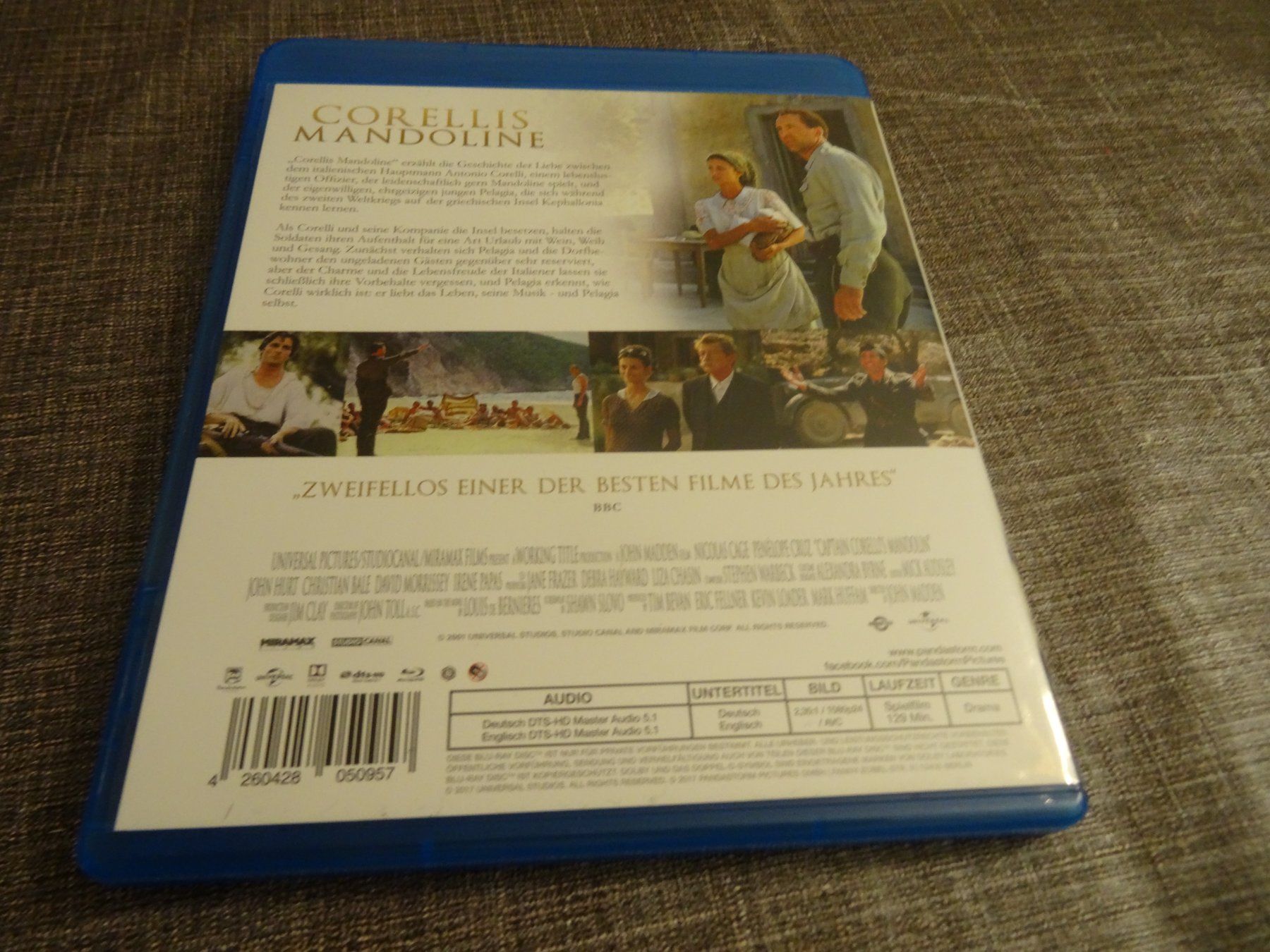 Tutti i DVDs: Blu-ray Corellis Mandoline Nicolas Cage – Usato da Olten venduto da Disc-Verkauf 2