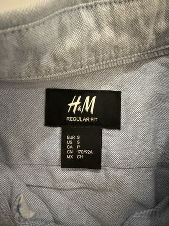 Hemd hellblau Grösse S Regular Fit guter Zustand