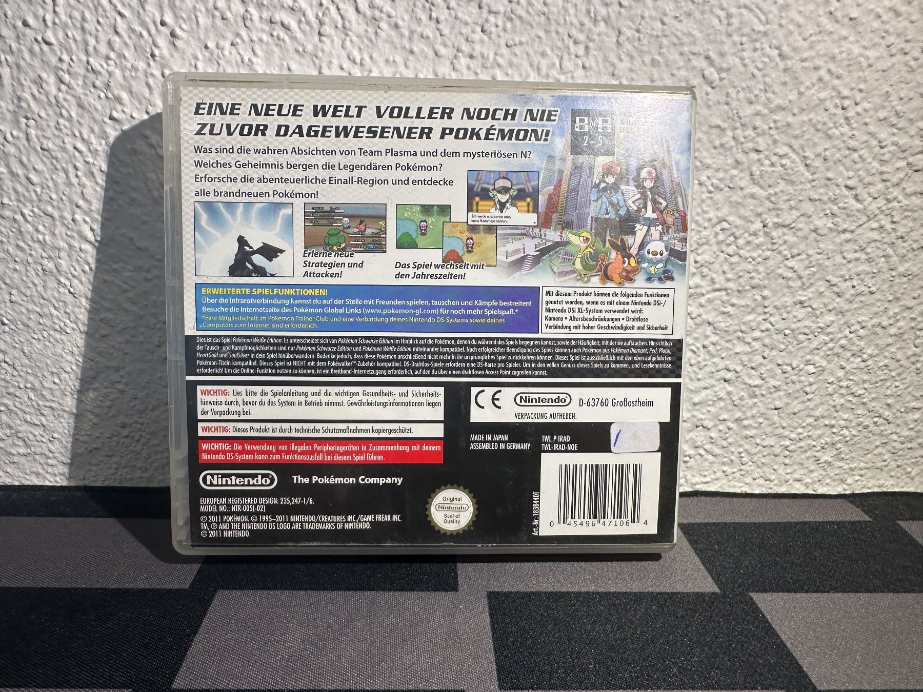Nintendo Giochi: Nintendo DS Pokémon Weisse Edition deutsch – Usato da Kappel SO venduto da MyFunBox 1