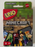 Minecraft UNO Kartenspiel, neuwertig & komplett, Top!