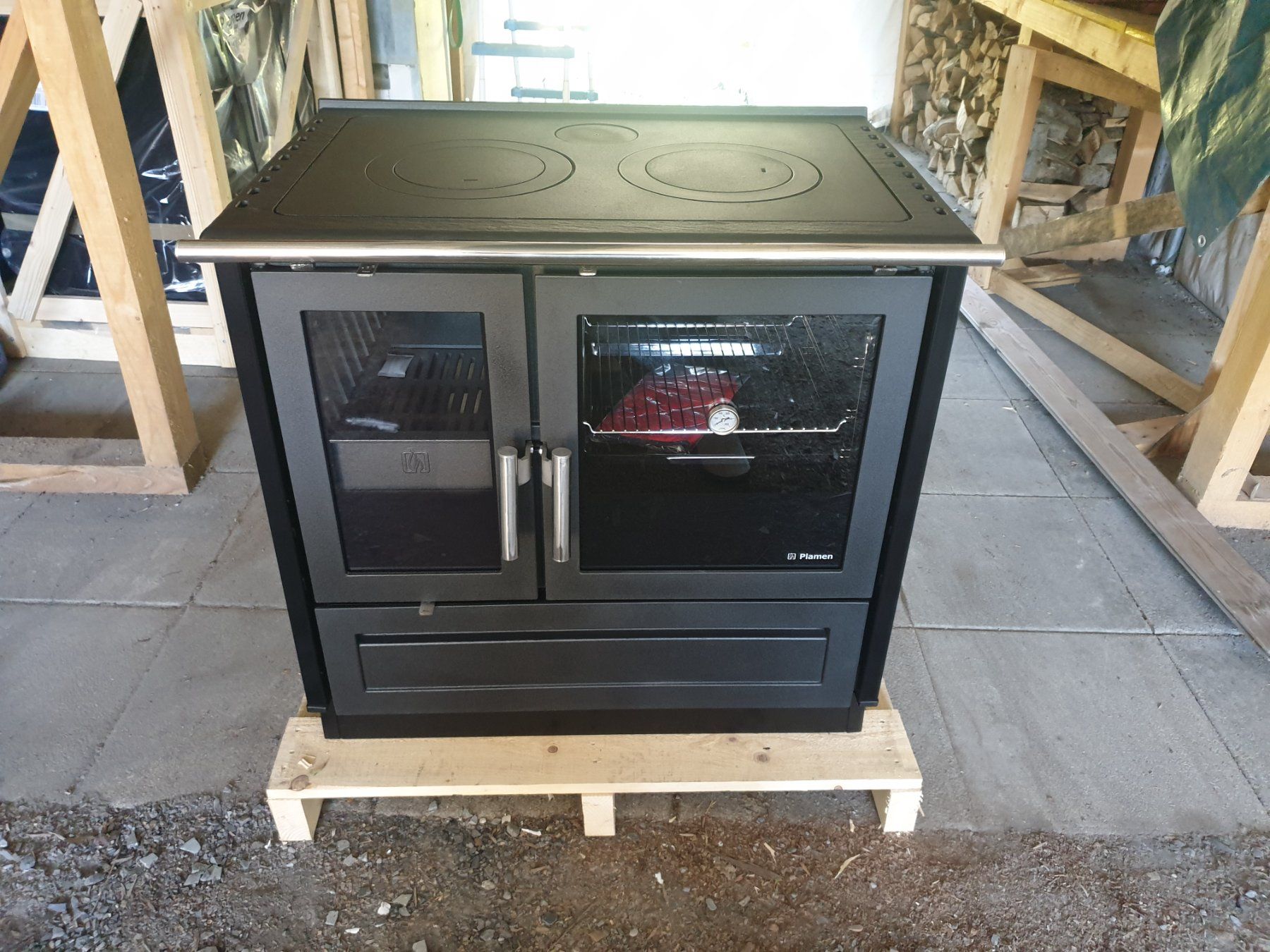 Herde: Holzherd mit Backofen / Küchenherd mit Backofen / Ofen – Neu und originalverpackt aus Knutwil von reku10 3