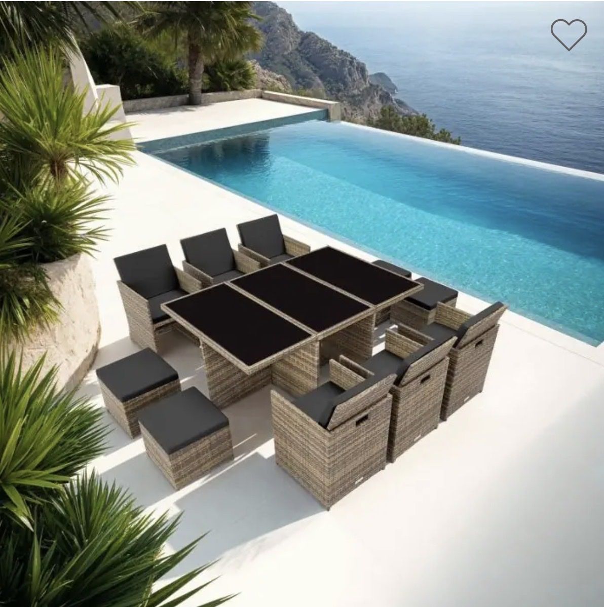 Set di tavolo e panche: Rattan Gartenmöbel Set - Fast wie neu – Nuovo (secondo la descrizione) da Fehraltorf venduto da Mydreamshop 1