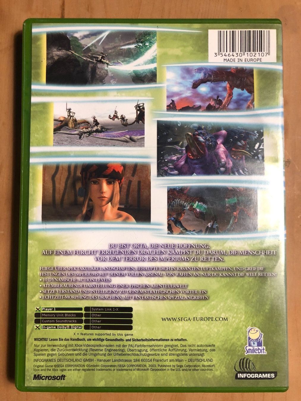 Microsoft Giochi: Panzer Dragoon Orta für Xbox – Usato da Kestenholz venduto da Mad18 1