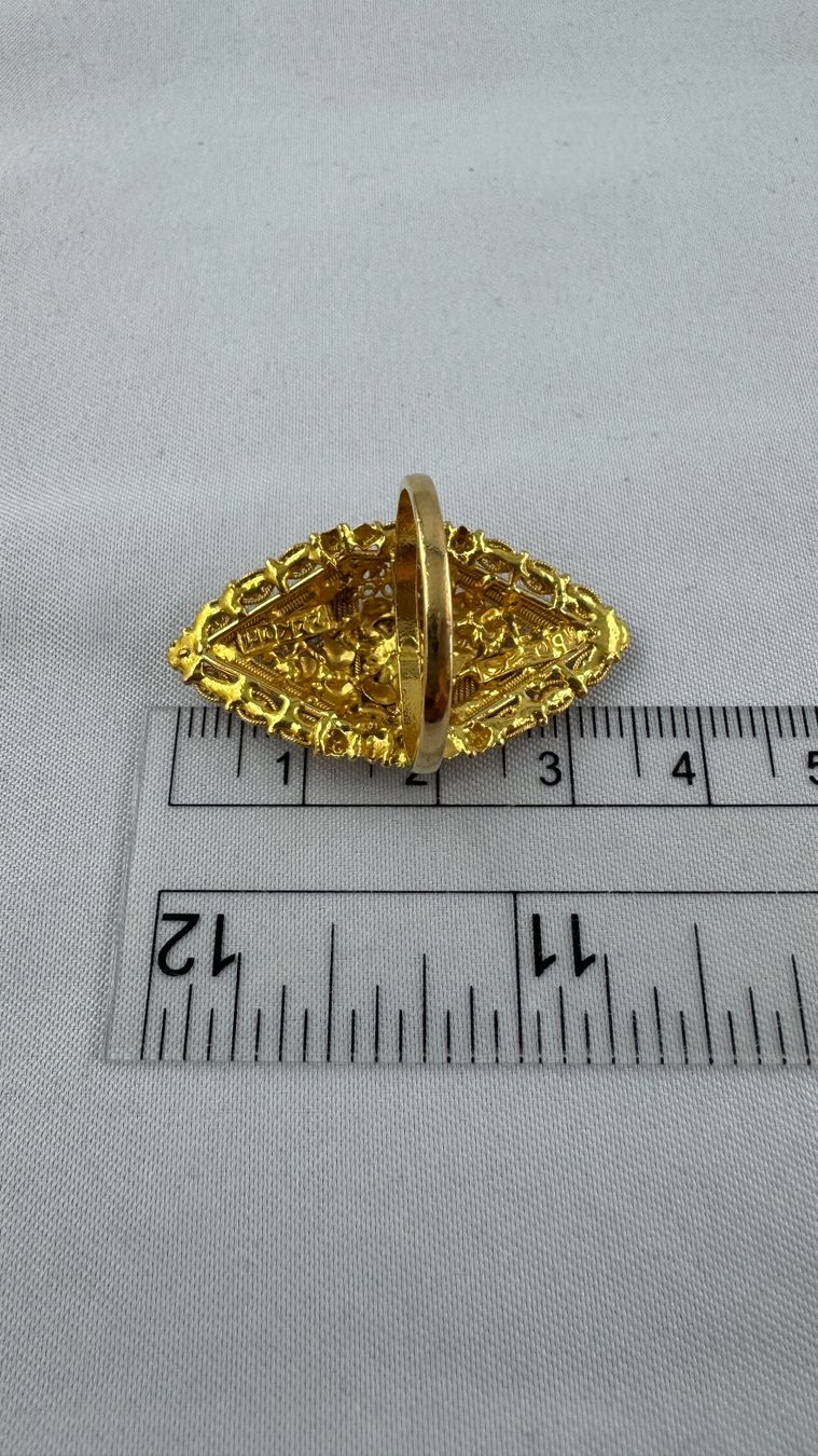 Anelli: Ring in 916 Gold / 22 Karat – Usato da kreuzlingen venduto da fantasy_schmuck 6