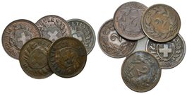 Schweiz 2 Rappen Lot