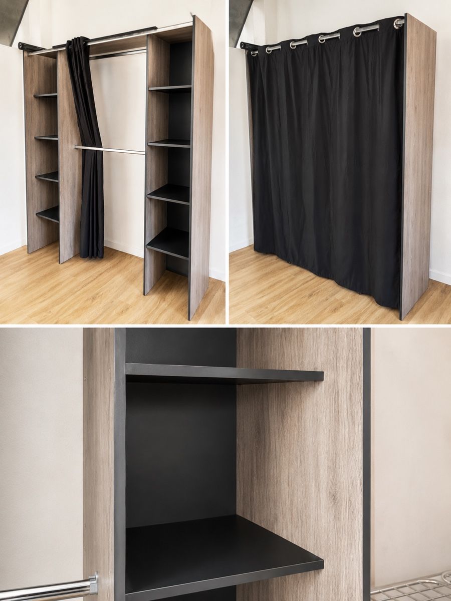 Armadi: Kleiderschrank mit Vorhang – Usato da Luzern venduto da maras03 1