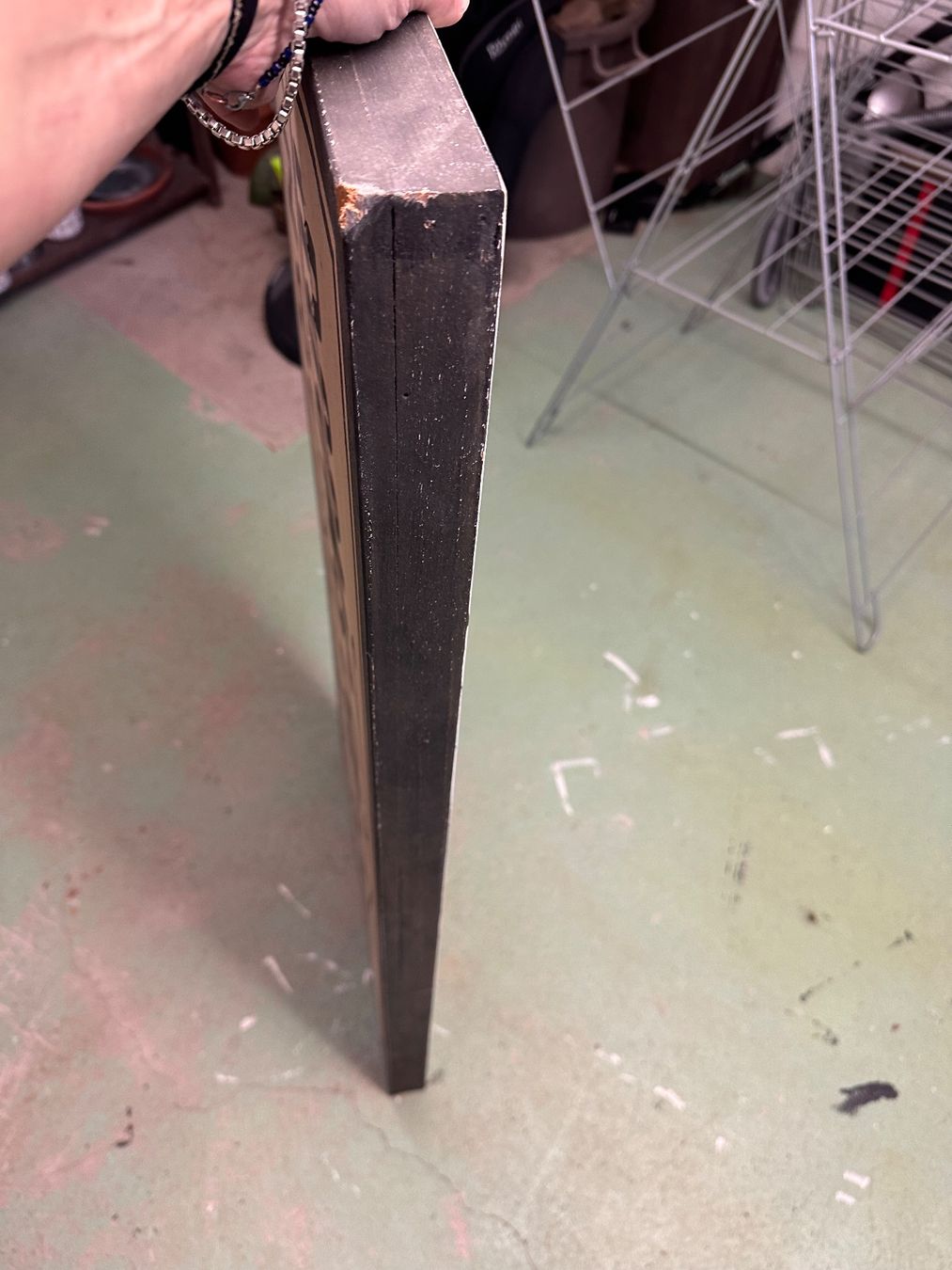 Insegne: grosses Holzschild, Dekoboard – Usato da Winterthur venduto da Ni.Pr 3