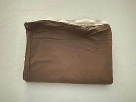 1 wende Duvetbezu 146x200cm, beige/braun, Reissverschluss...