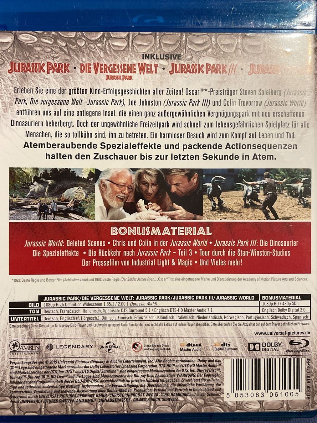 Tutti i DVDs: Jurassic Park Collection  1 - 4 – Usato da Waldenburg venduto da Gonzo8 1