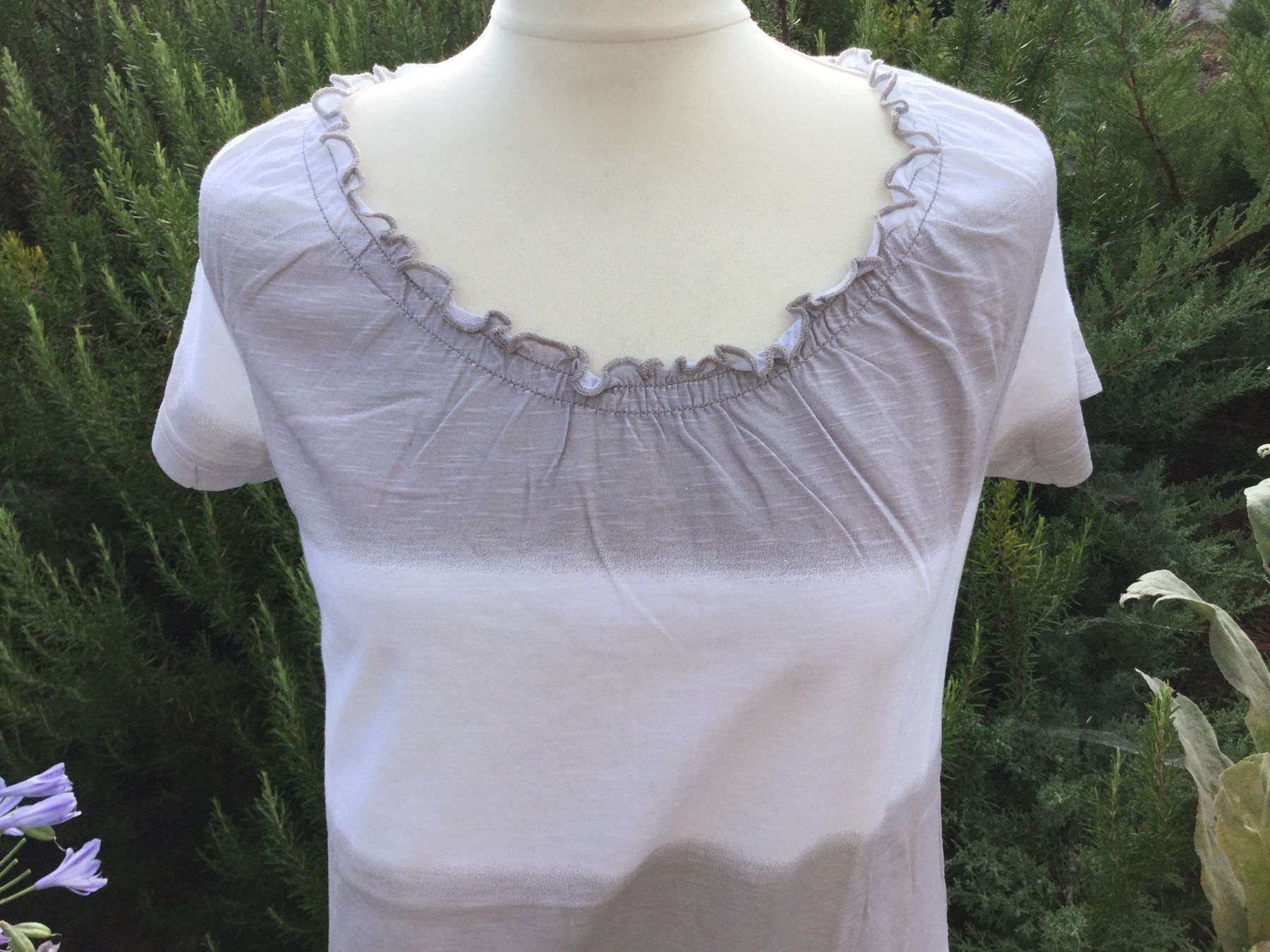 T-Shirts: T-shirt grosses rayures blanc/gris NEUF – Neu (gemäss Beschreibung) aus Agiez von chouchanelle 1