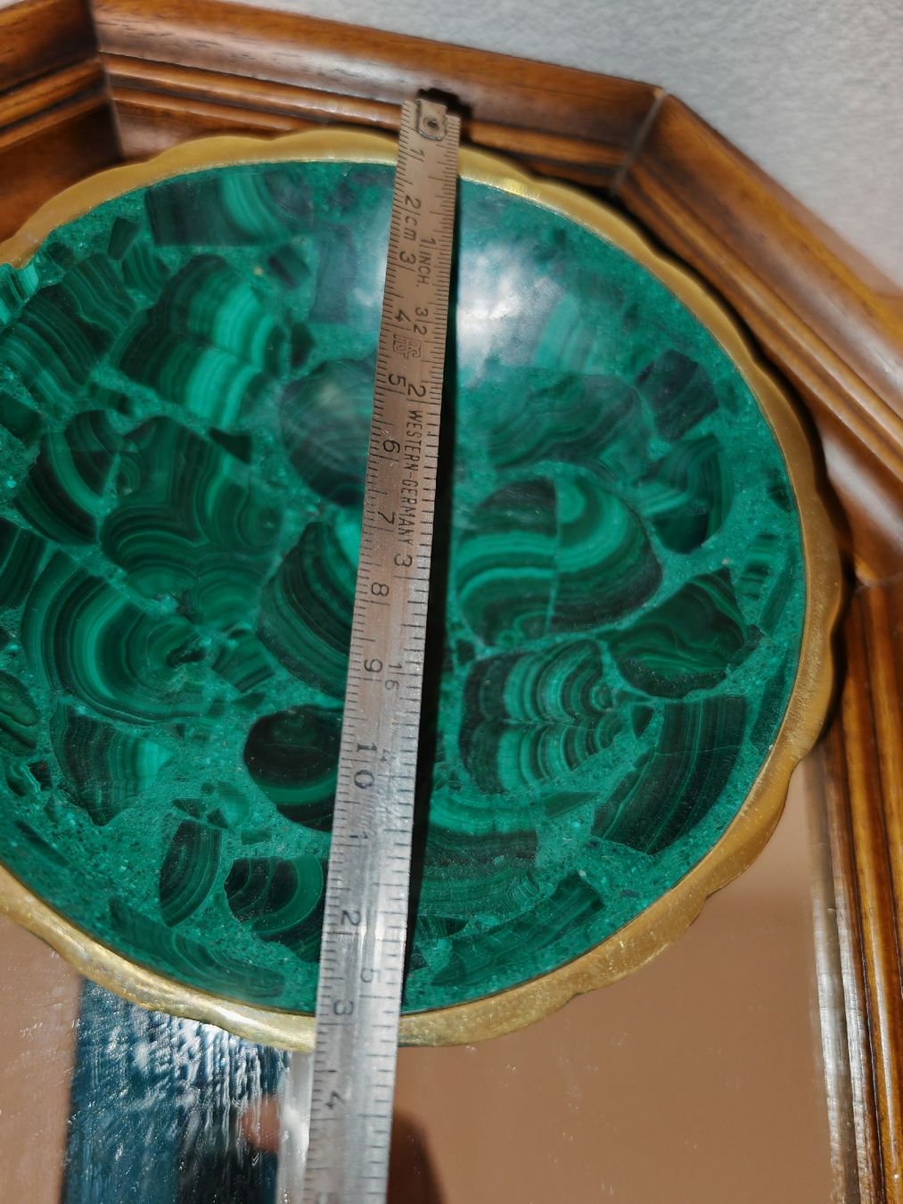 Élégante Petite Coupe / Vide-Poche façon Malachite - doré (Gebraucht ...