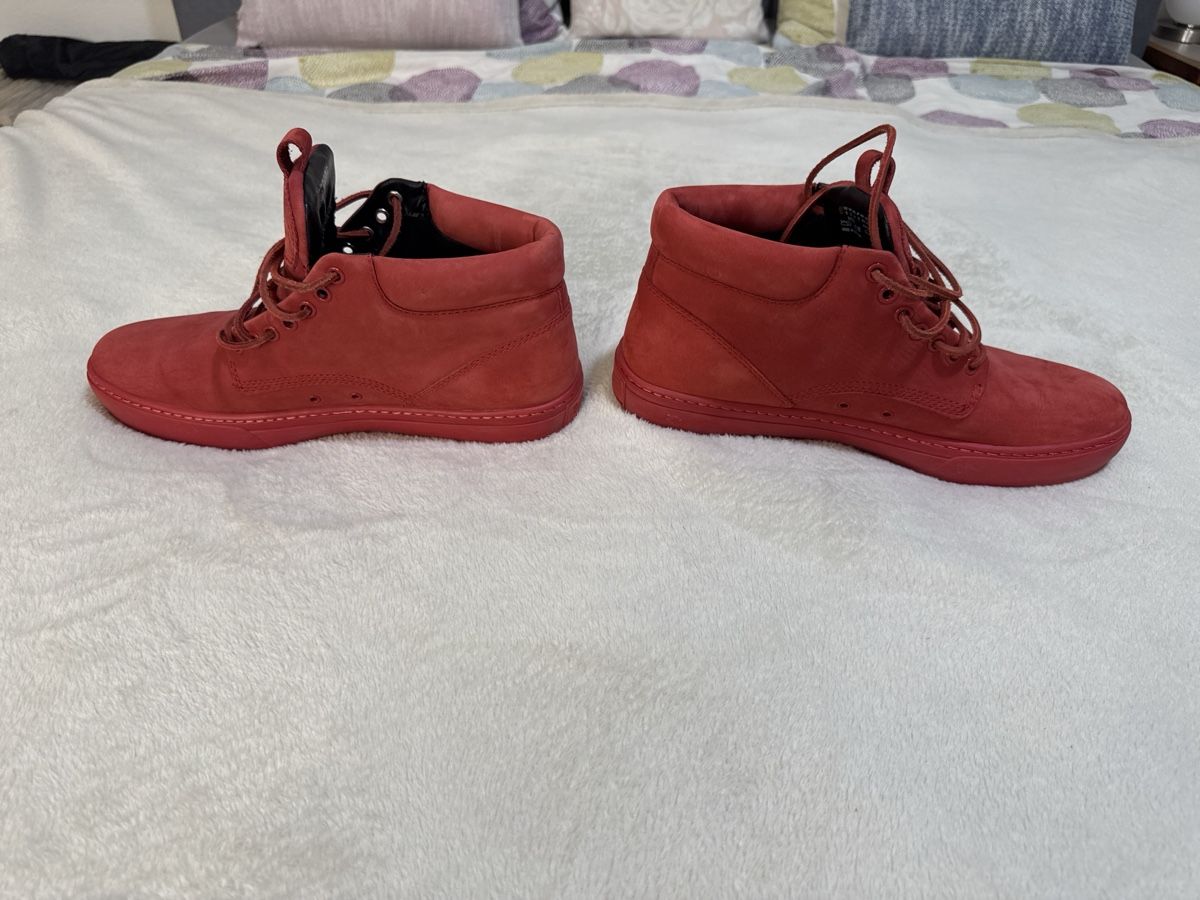 Timberland Scarpe da uomo: Timberland Herren Schuhe, Grösse 44, Herbst Rot, Top! – Nuovo (secondo la descrizione) da Zürich venduto da cos_77lj 1