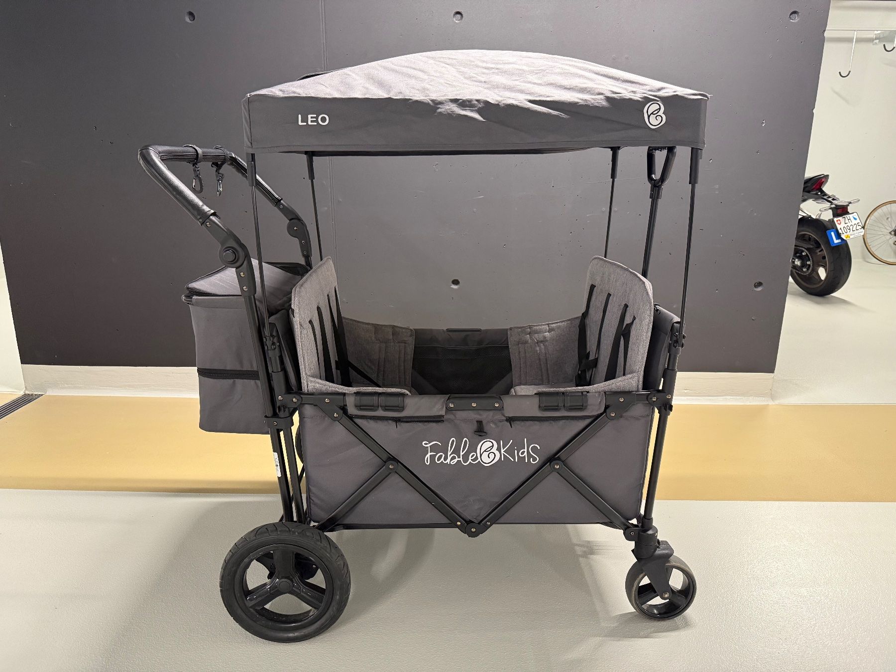 Carrozzine: FableKids Bollerwagen LEO X4Plus mit Dach – Usato da Dübendorf venduto da ach_9h9b 4