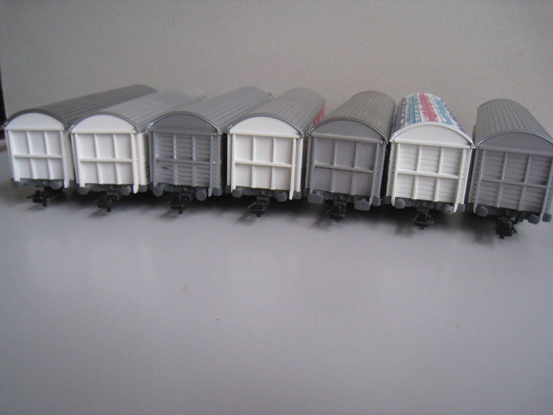 Roco Modellini di ferrovie: Roco, 7 verschiedene SBB-Habis-Wagen – Usato da Buchs ZH venduto da swiss-train 4