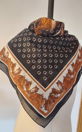 Foulard Polyester Marc Aurel Roma Motiv Reiter