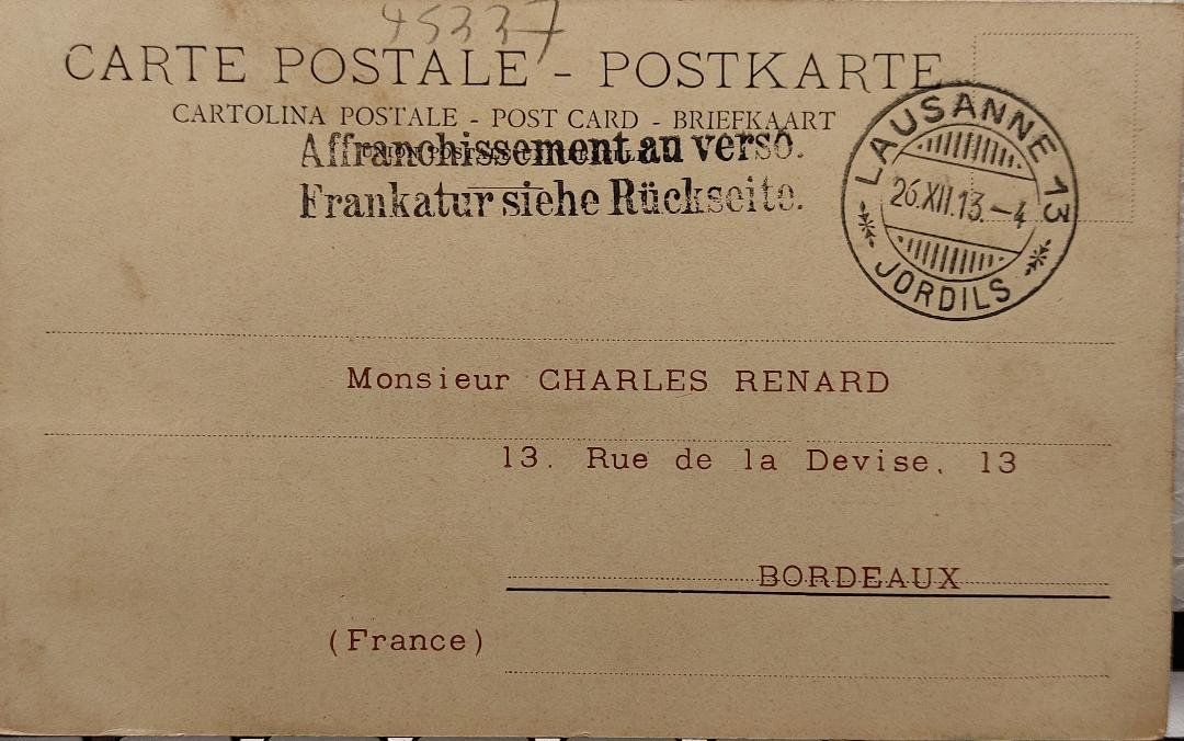 Cartoline postali: VIAMALA-BRÜCKE - 1913 – Usato da Delémont venduto da Domdom1 1