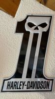 Harley-Davidson Deko Schild "Number One Skull" Rarität!