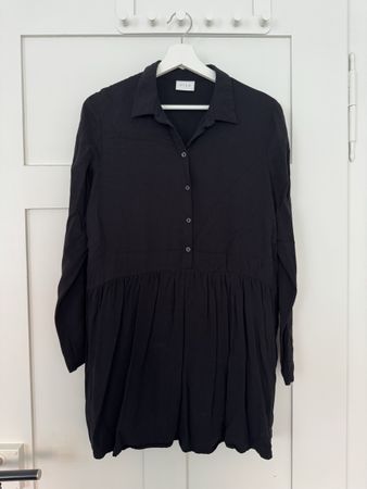Damen Hemdkleid schwarz