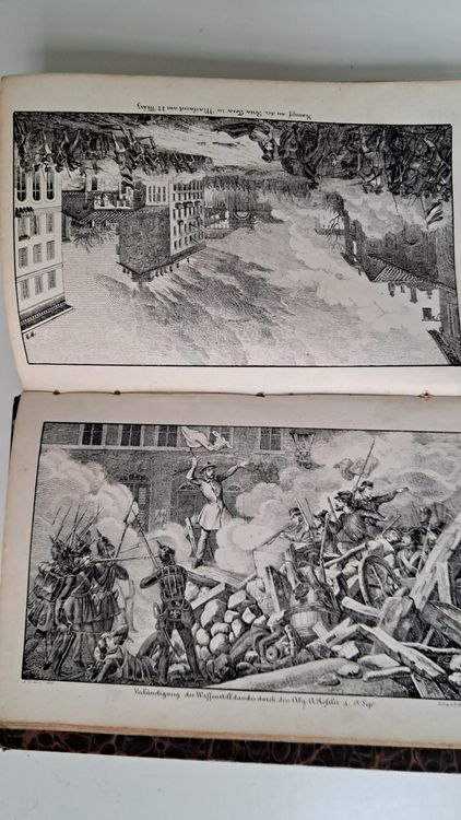 Livres: Antikes Buch "Das Revolutionsjahr 1848" 1. Band Ausgabe 1849 – D'occasion à Uster par Paeti7 3