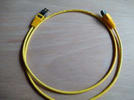 BKS Homenet Ethernet Patchkabel 1 m lang, gelb