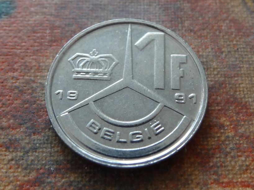 Tutti le monete: BELGIQUE  1  Franc  1991 – Usato da Romanel-sur-Lausanne venduto da Swift13