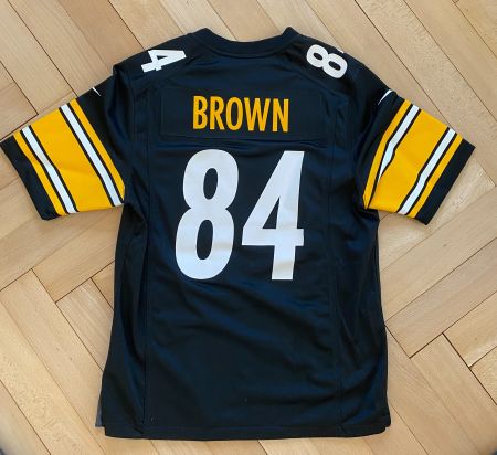 PITTSBURGH STEELERS BROWN 84 SHIRT M
