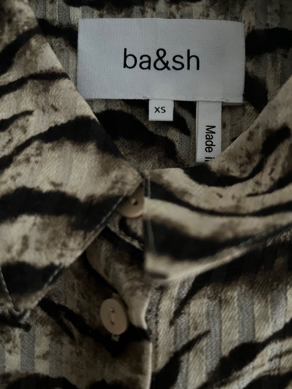 Ba&Sh Camicette: Ba&sh Isaac Zebra Shirt/Buse - neu - – Nuovo (secondo la descrizione) da Jona venduto da vanessasupermarket20 5