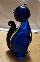 Muranoglas, Blaue  Katze, Sammlerstück, Top Zustand!