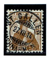 Helvetia 121 Vollstempel St.Gallen Nachnahme