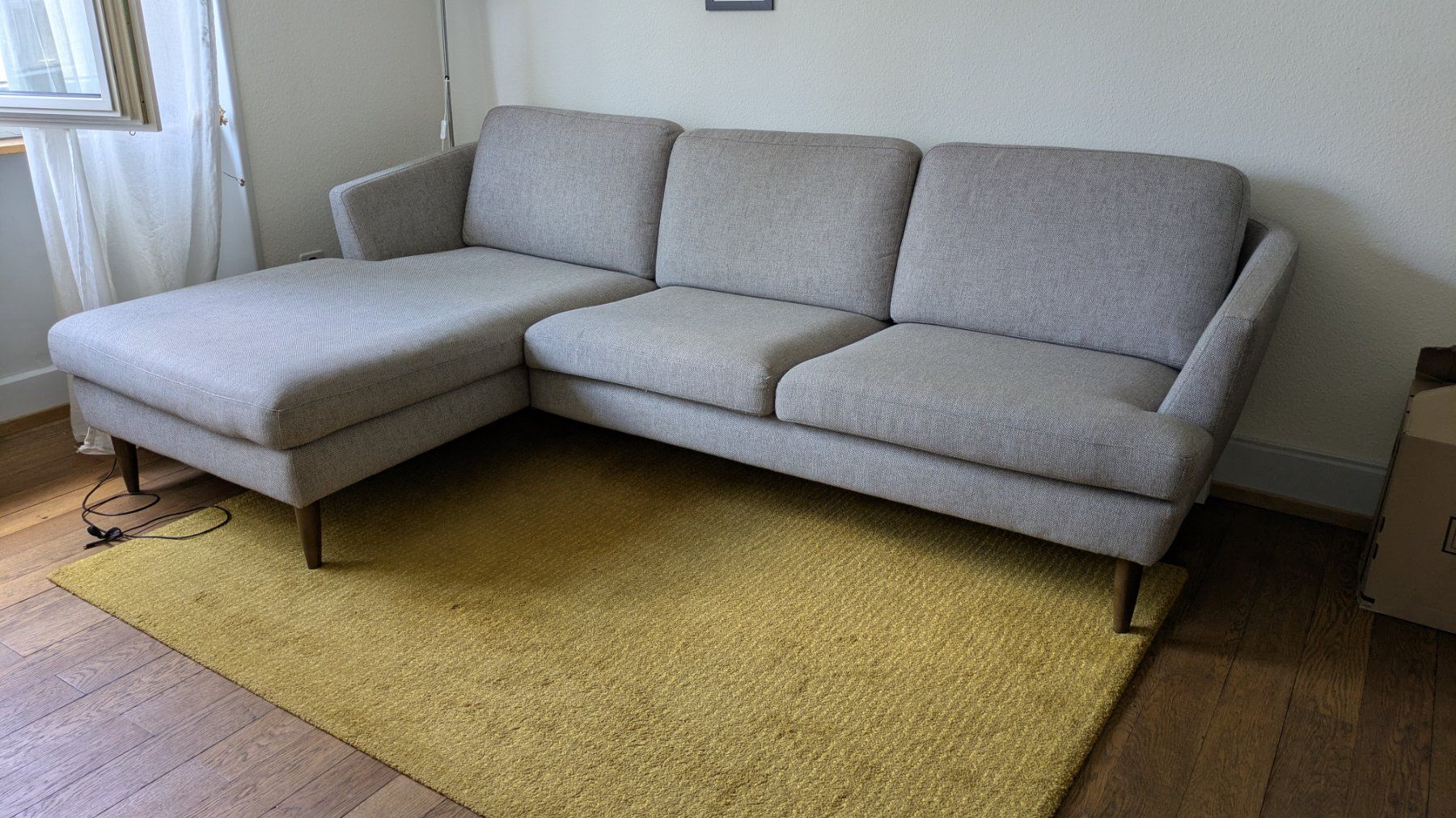 Micasa Divani: Ecksofa grau mit Recamiere, guter Zustand – Usato da Basel venduto da reese.s 1