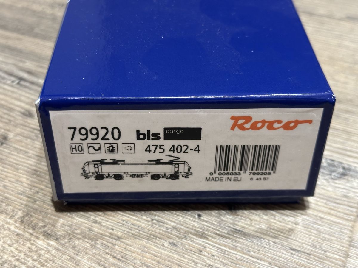 Roco Modelleisenbahnen: BLS 475 (Roco 79920) – Neu und originalverpackt aus Ostermundigen von Bahnfan 1