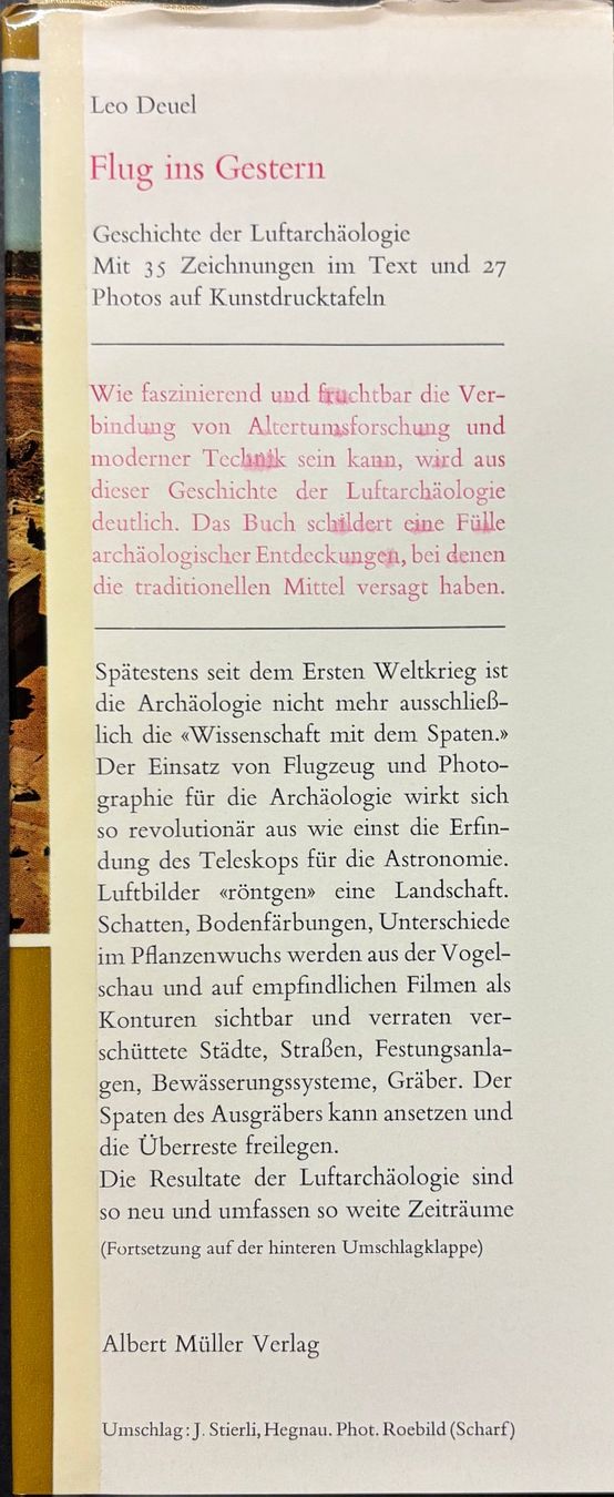 Libri: Der Flug ins Gestern – Nuovo (secondo la descrizione) da Sarnen venduto da Livres 1