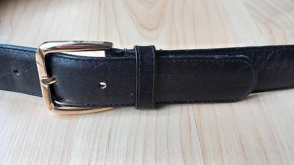 Cinture: Ledergürtel schwarz, 3cm breit, Länge 77/90 – Usato da Uster venduto da mus_t2bq 2