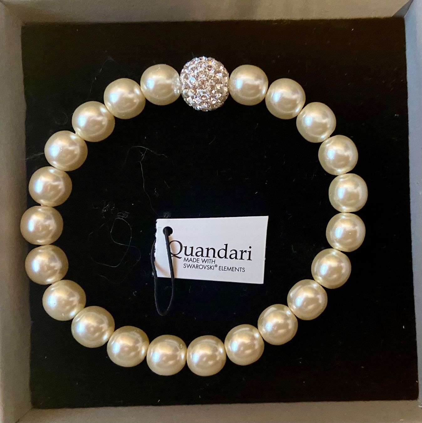 Bracciali & Braccialetti: Armkette Perlen und Glitzer – Nuovo (secondo la descrizione) da Widnau venduto da Imani 1