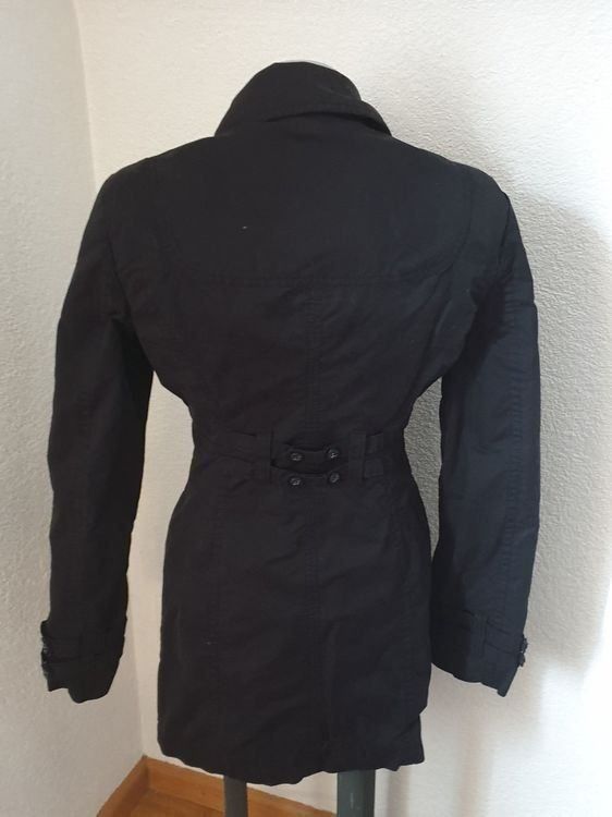 Esprit Mäntel: ESPRIT Trenchcoat Gr. 34 schwarz – Neu (gemäss Beschreibung) aus Füllinsdorf von Sternenblick19 1