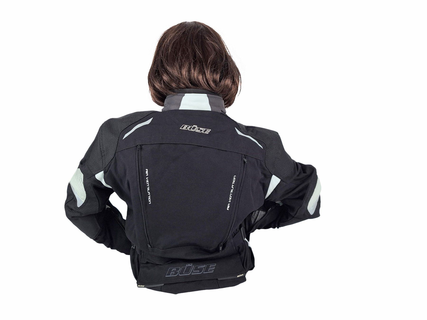 Giacche: BÜSE Schwarz/Hellgrau Motorradjacke Grösse M/50 – Usato da Breitenbach venduto da Restwert_Breitenbach 1