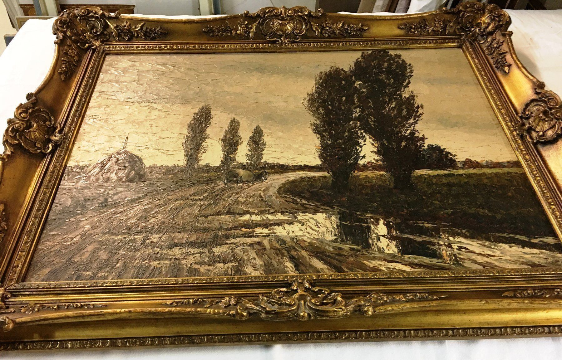 Gemälde: Oelgemälde - sehr alt / 99 x 79cm – Gebraucht aus Oftringen von Vucki 4