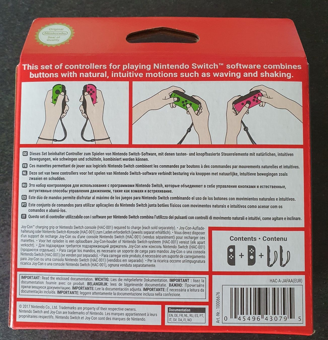 Controller: Nintendo Switch Joy-Con Pair – Neu und originalverpackt aus Schmiedrued von  1