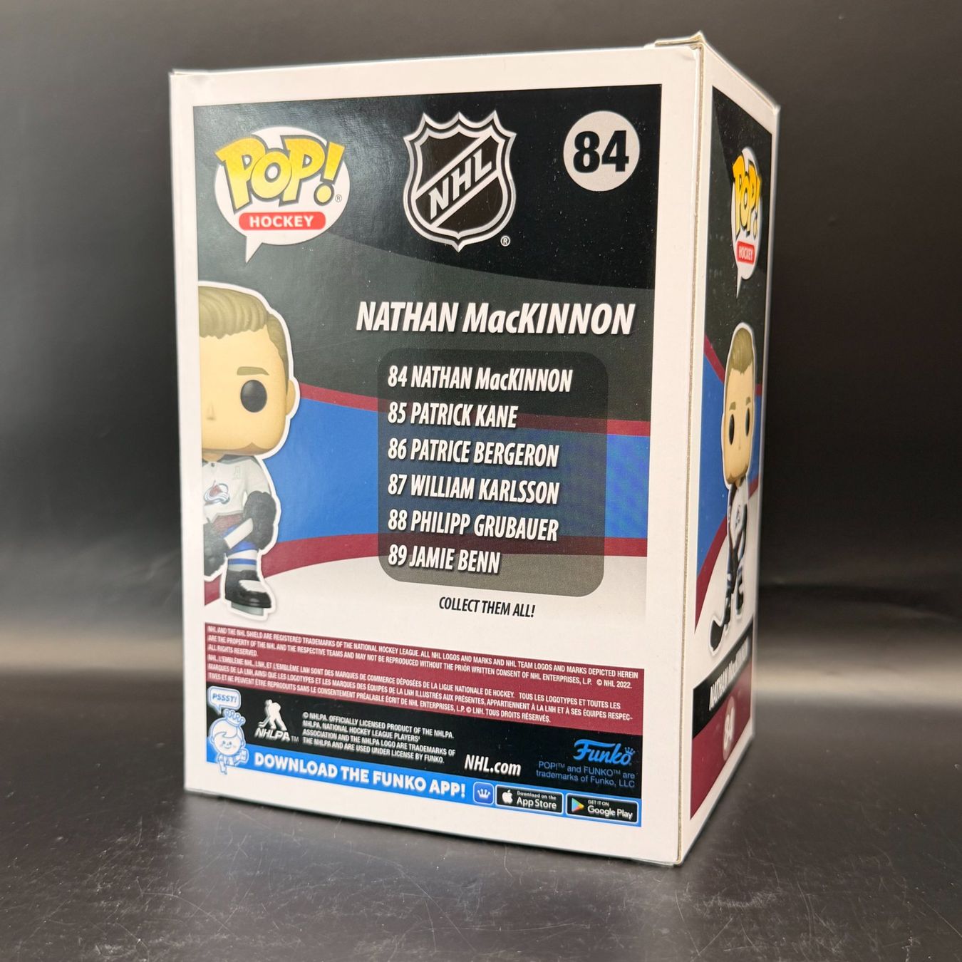 Funko Statuette: Funko Pop! NHL Nathan MacKinnon 84 – Usato da Düdingen venduto da Nerdworld 1