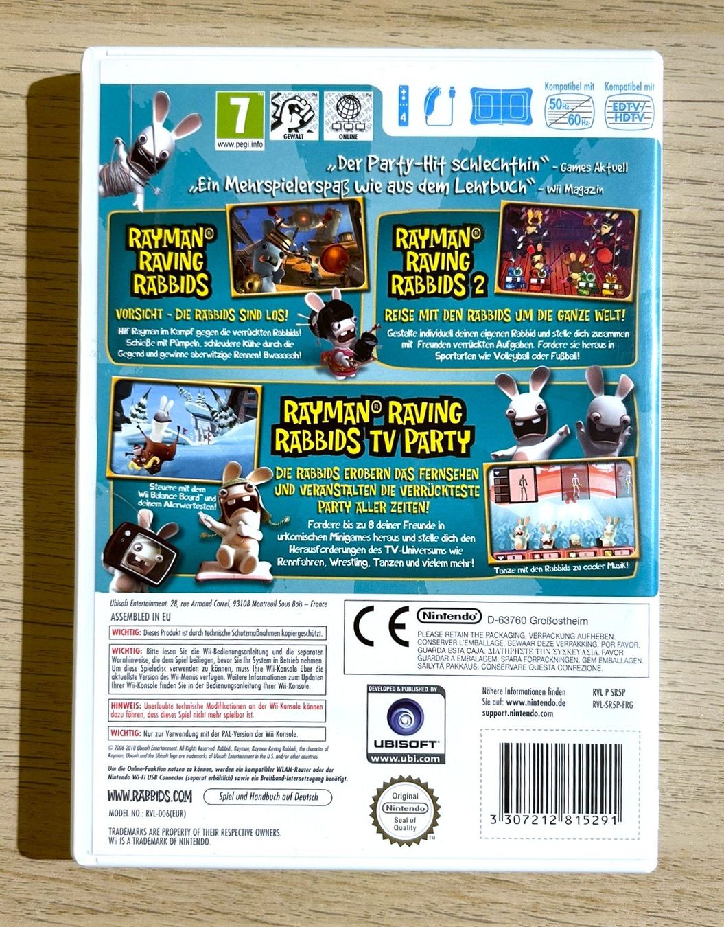 Nintendo Giochi: Raving Rabbids Party Collection Nintendo Wii – Usato da St. Gallen venduto da Alpine.Arcade 1