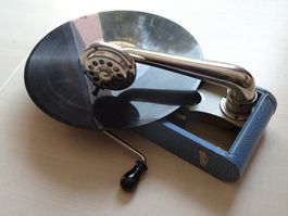 Mini Grammophon Thorens Excelda Plattenspieler Schellack